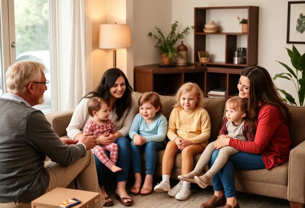 Family counseling session
